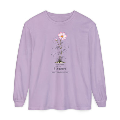 October Birth Flower Long Sleeve T-Shirt