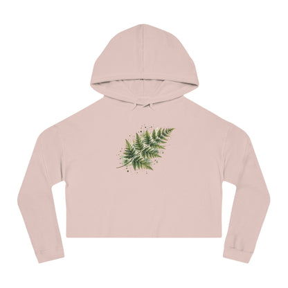 Whispering Fern Cropped Hooded Sweatshirt