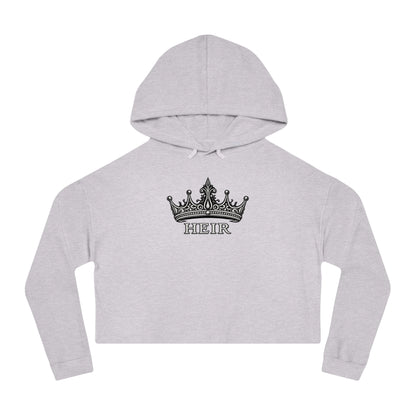 Heir Crown Cropped Hooded Sweatshirt