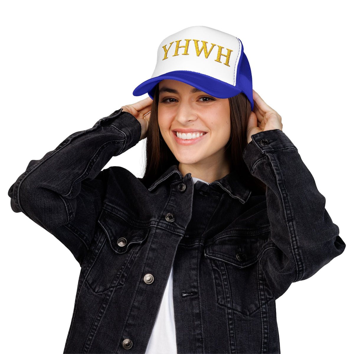 YHWH Embroidered Foam Trucker Hat