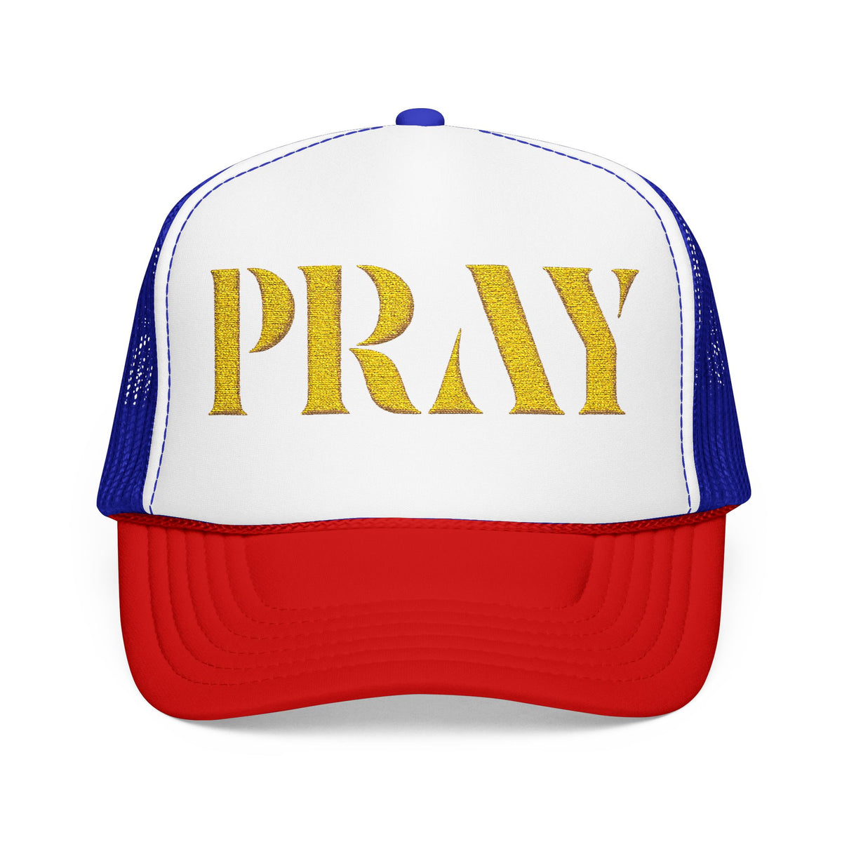Pray Embroidered Foam Trucker Hat