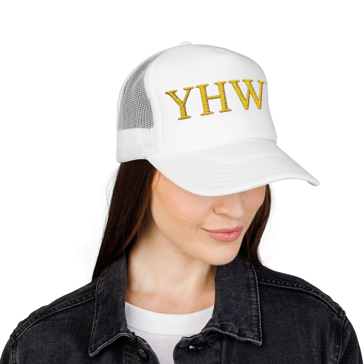 YHWH Embroidered Foam Trucker Hat