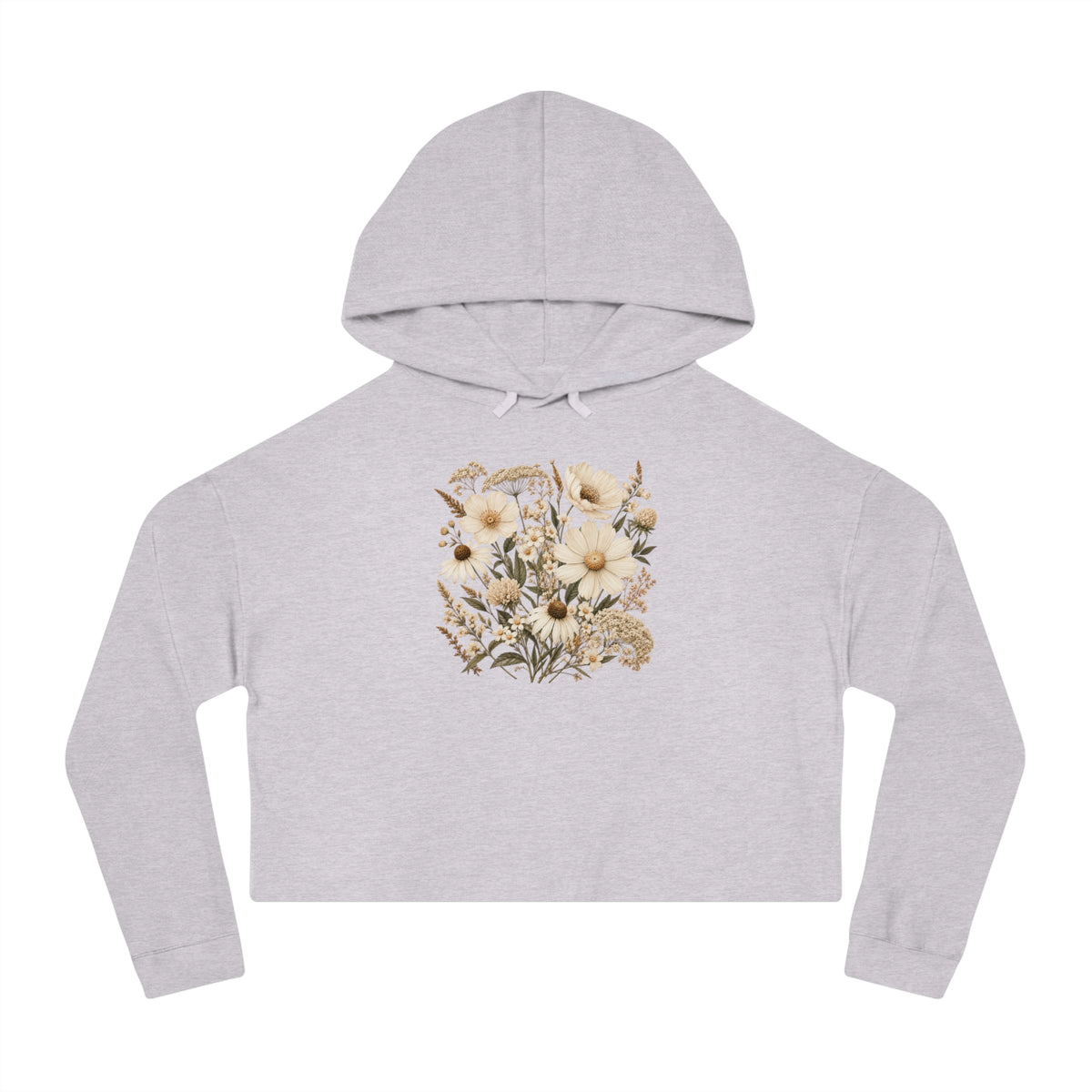 Quiet Grace Cropped Hooded Sweatshirt