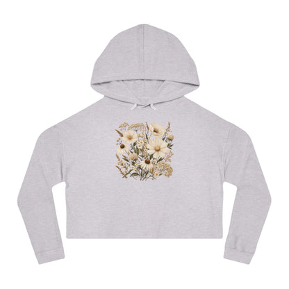 Quiet Grace Cropped Hooded Sweatshirt