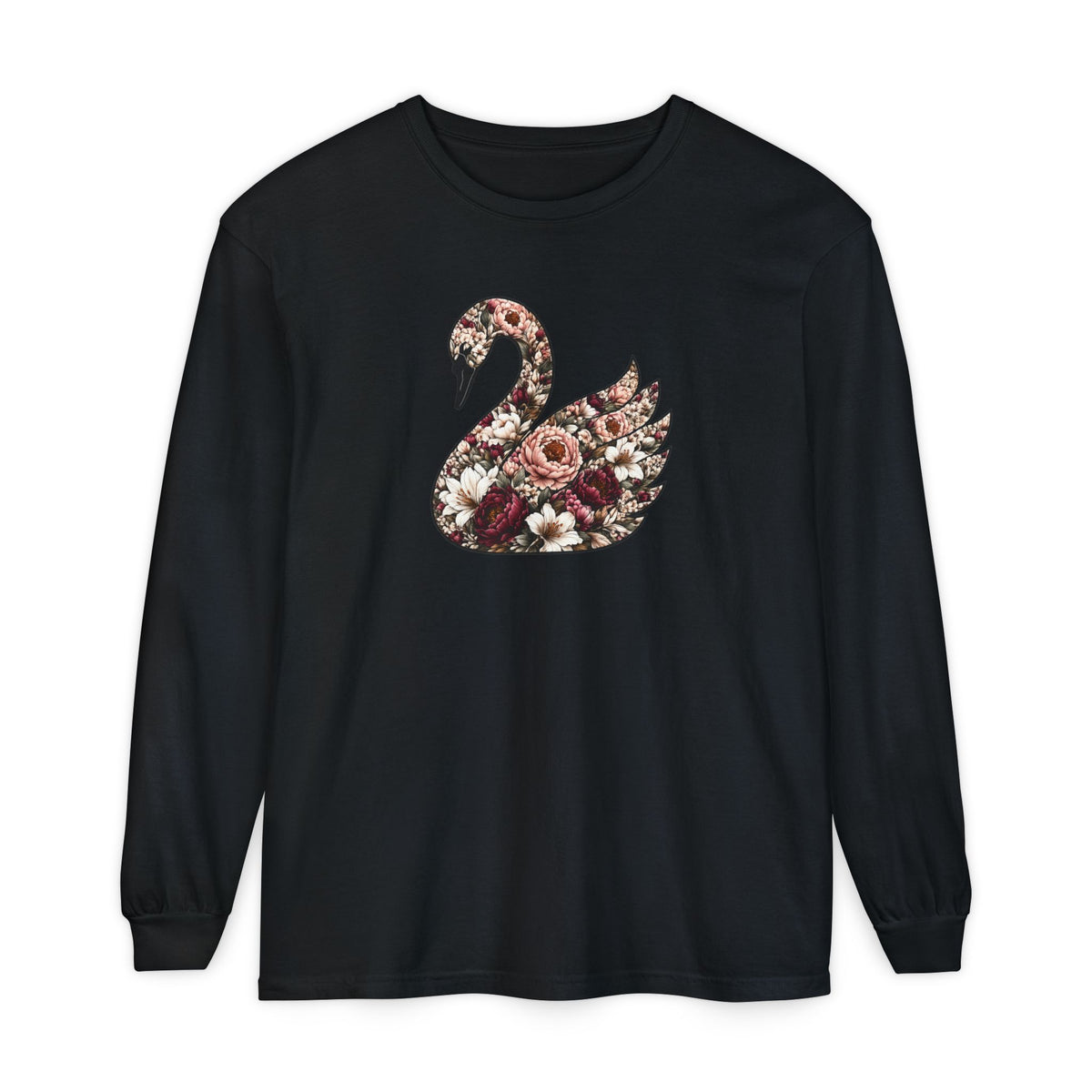 Peony and Plumage Long Sleeve T-Shirt