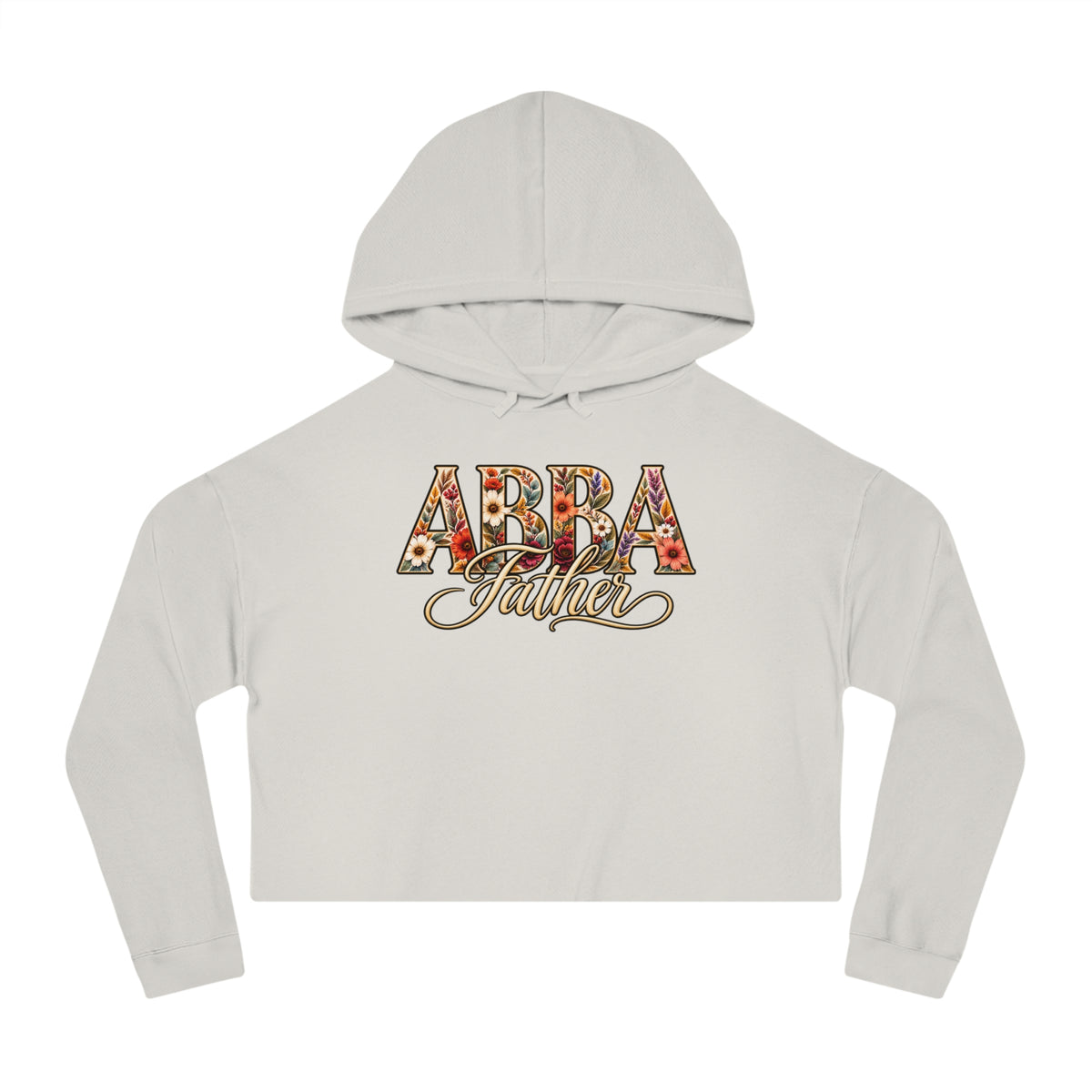 Abba Father Cropped Hooded Sweatshirt