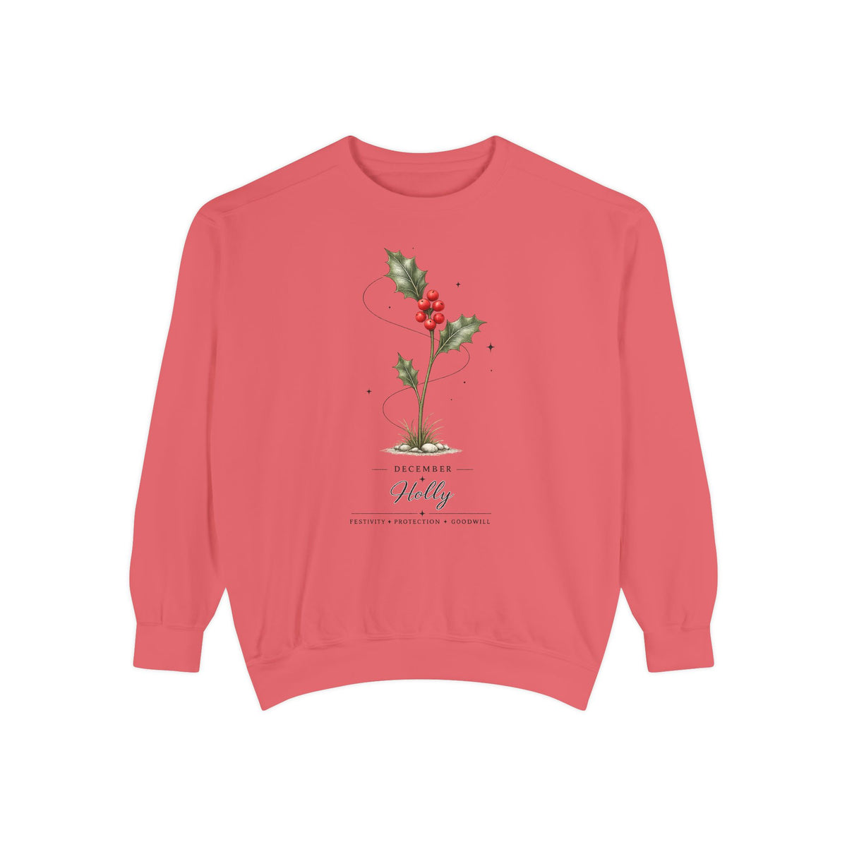 December Birth Flower Sweatshirt