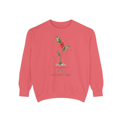 December Birth Flower Sweatshirt
