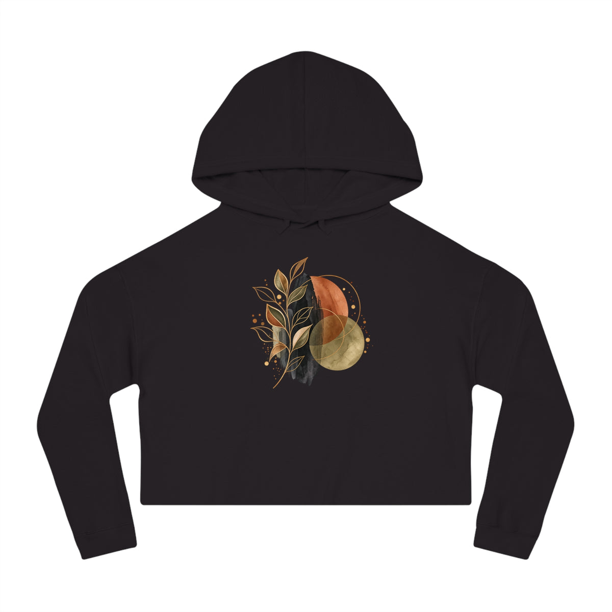 Wildly Grounded Cropped Hooded Sweatshirt