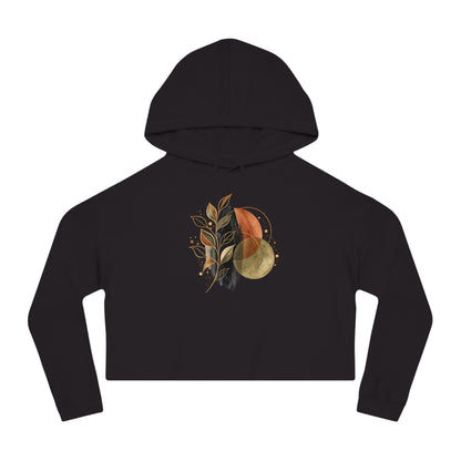 Wildly Grounded Cropped Hooded Sweatshirt