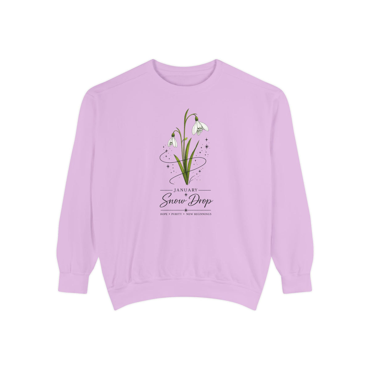 January Birth Flower Sweatshirt