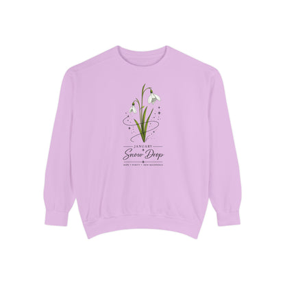 January Birth Flower Sweatshirt