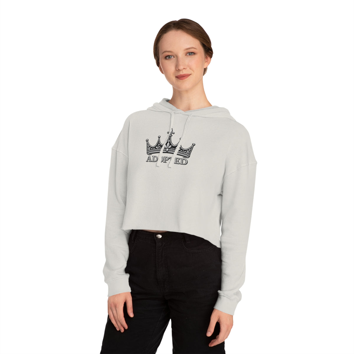 Adopted Crown Cropped Hooded Sweatshirt