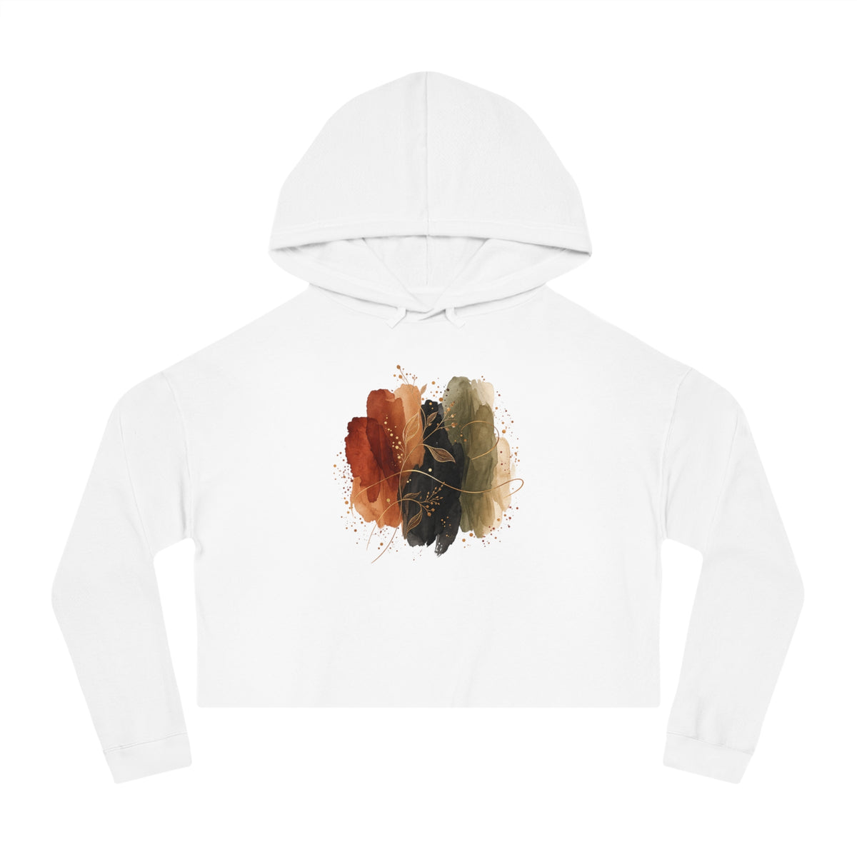 Art of Becoming Cropped Hooded Sweatshirt