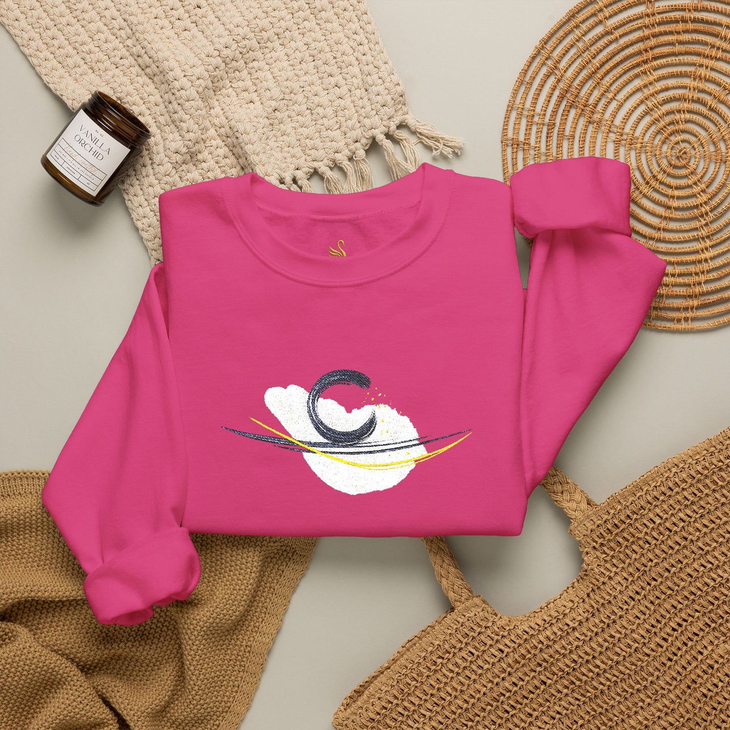 Aligned Embroidered Sweatshirt