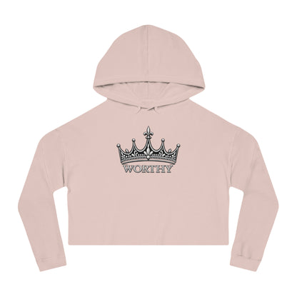 Worthy Cropped Hooded Sweatshirt