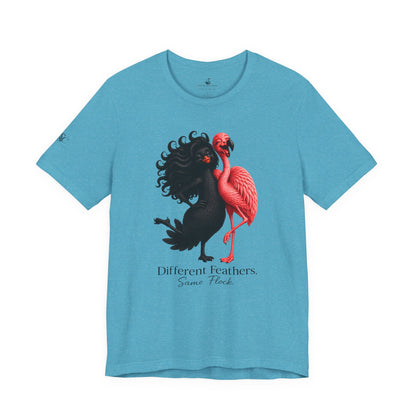 Different Feathers. Same Flock T-Shirt