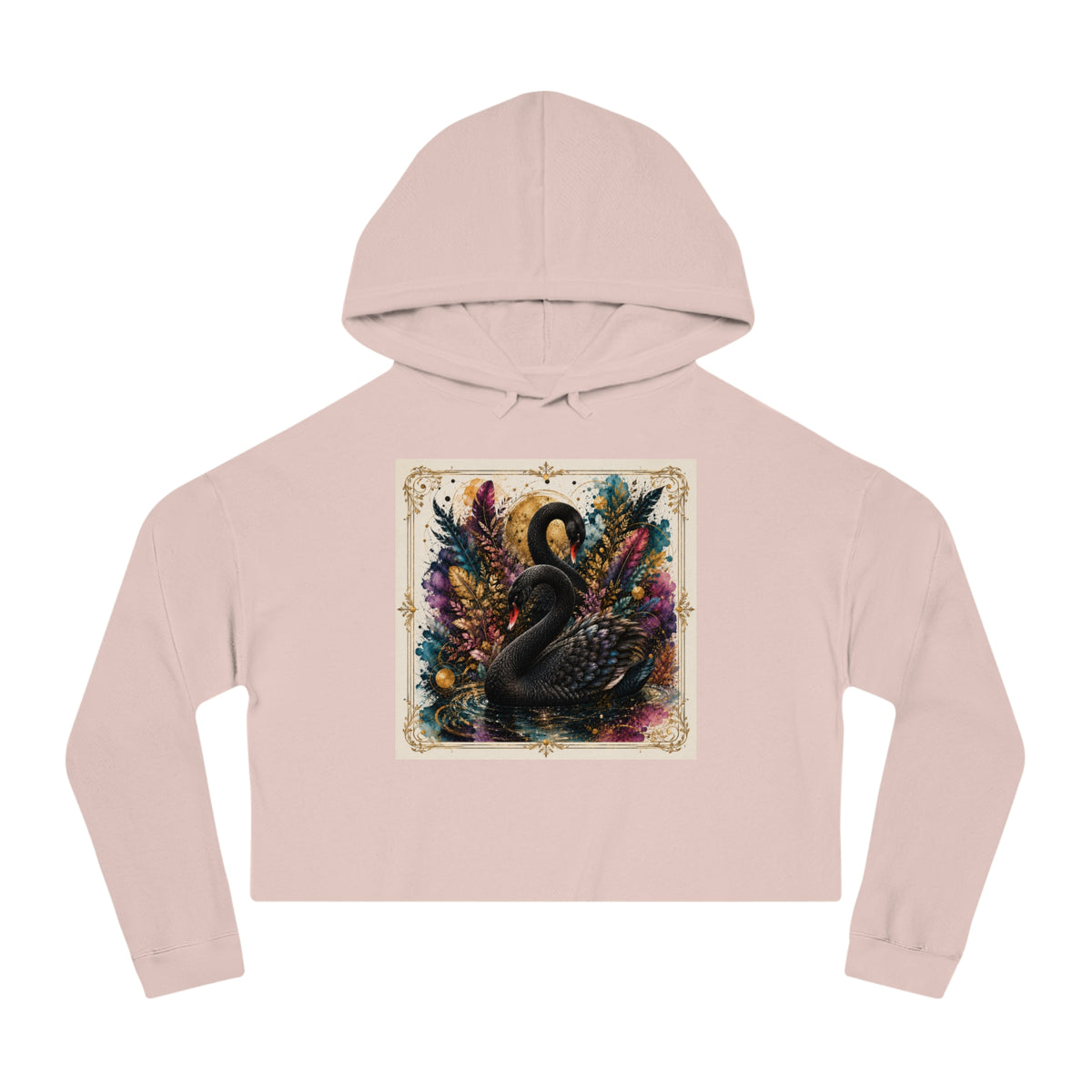 Velvet Flight Cropped Hooded Sweatshirt