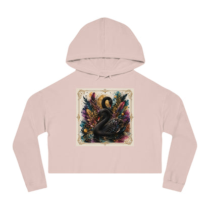 Velvet Flight Cropped Hooded Sweatshirt