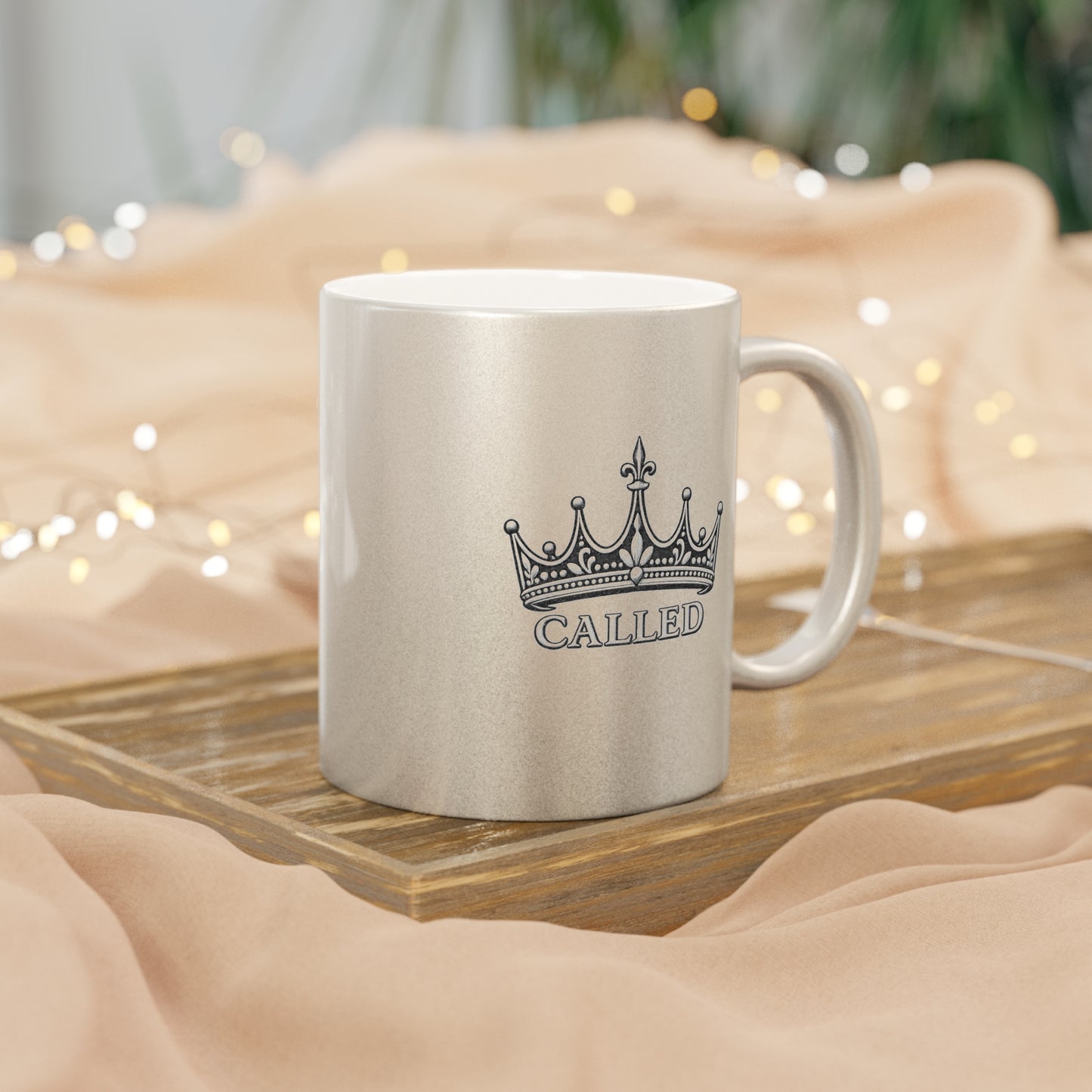 Called Crown Metallic Mug (Silver\Gold)