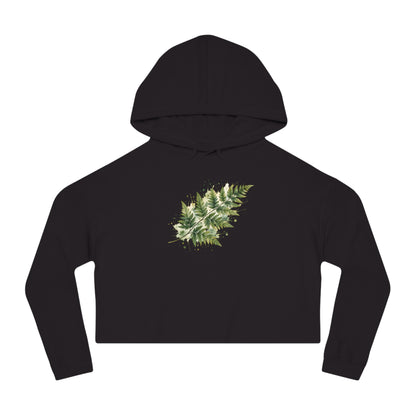 Whispering Fern Cropped Hooded Sweatshirt
