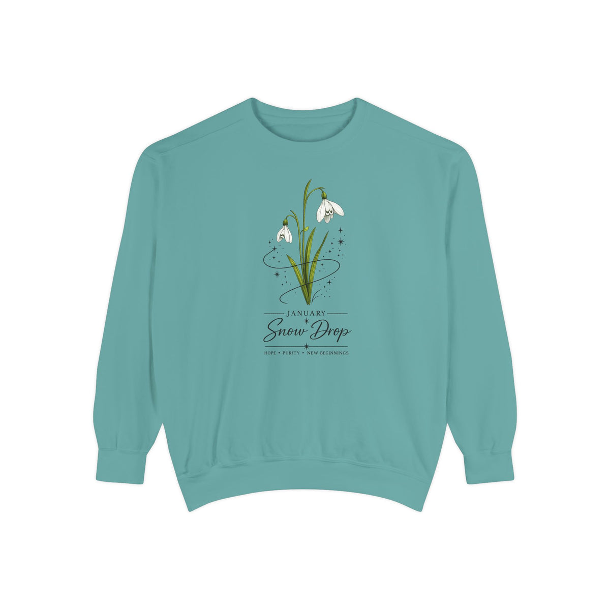 January Birth Flower Sweatshirt
