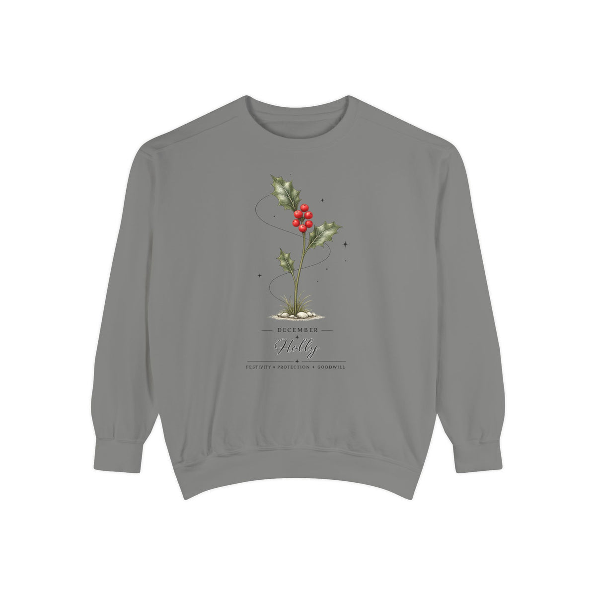 December Birth Flower Sweatshirt