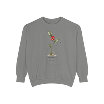 December Birth Flower Sweatshirt