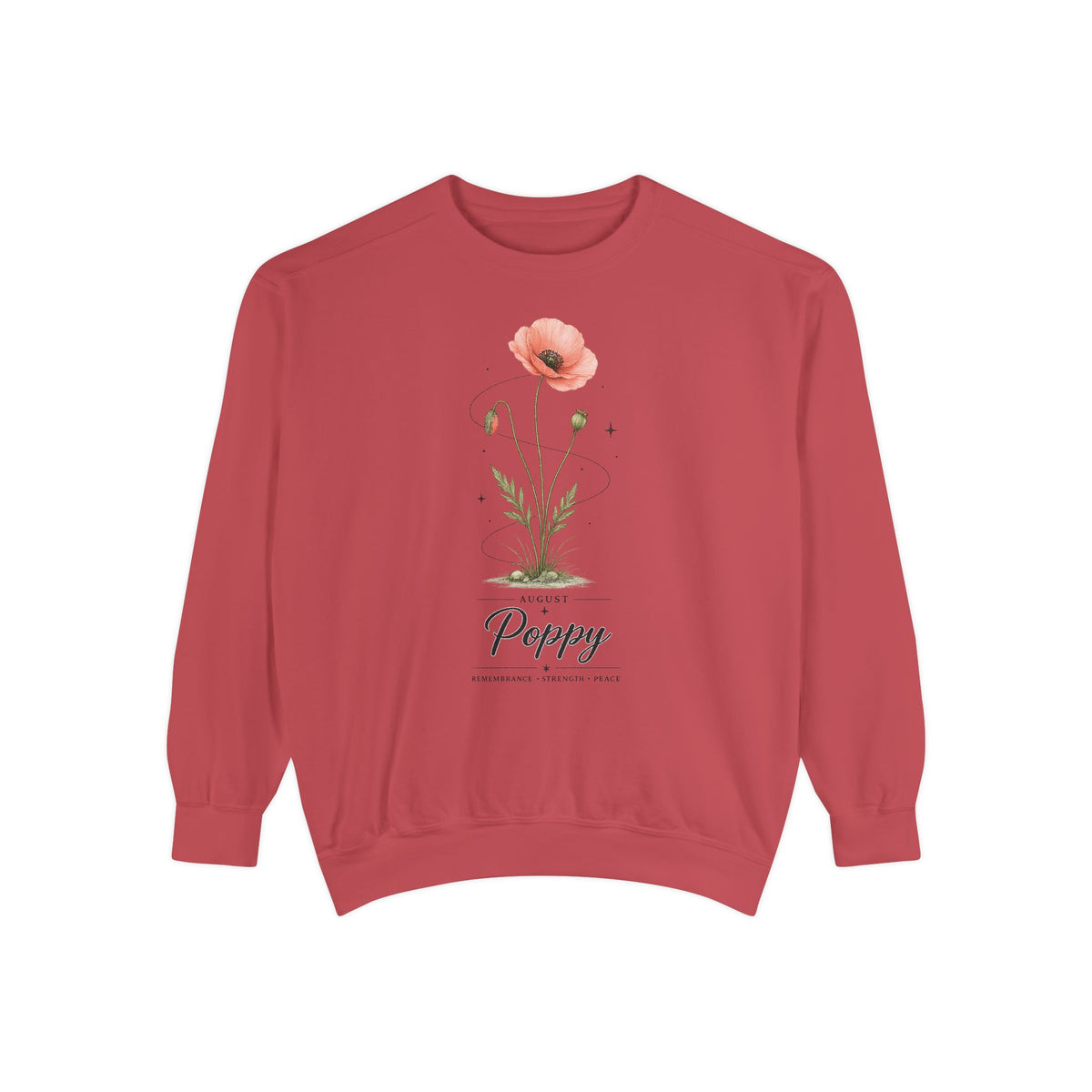 August Birth Flower Sweatshirt