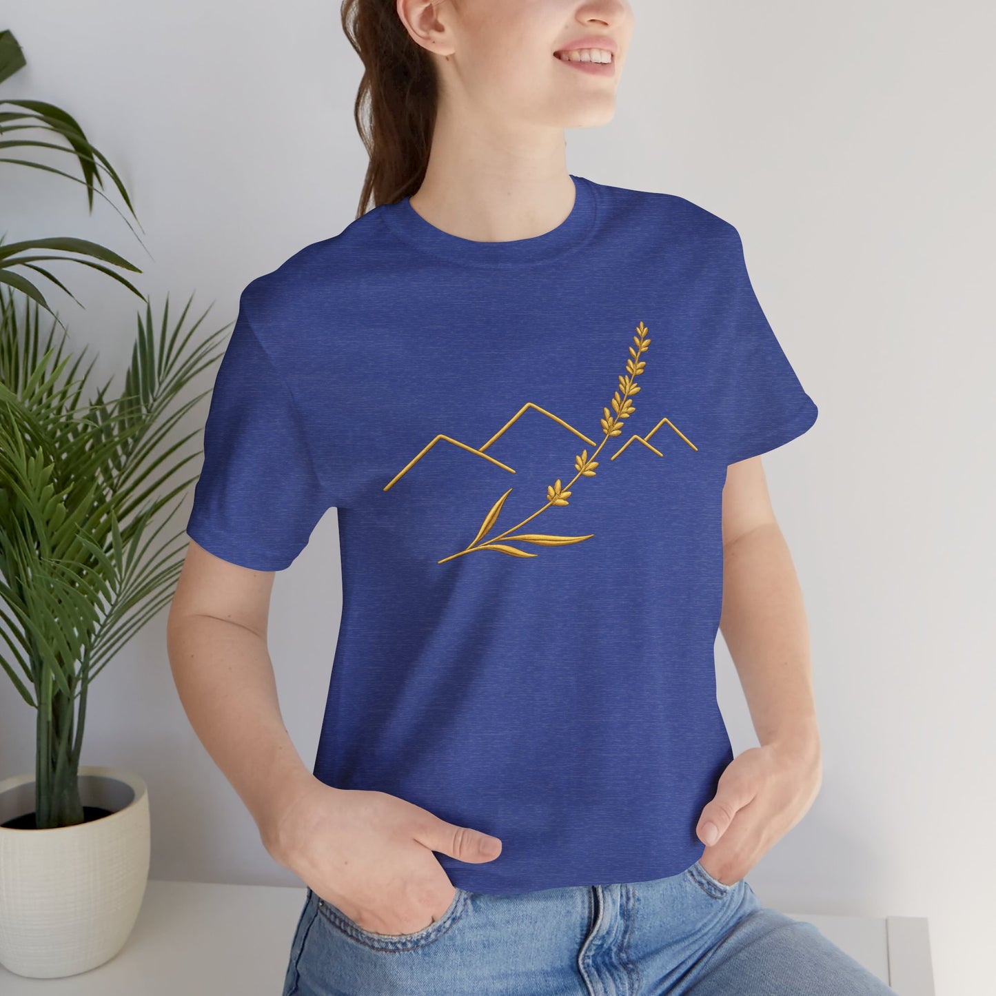 Lavender Ridge Embroidered