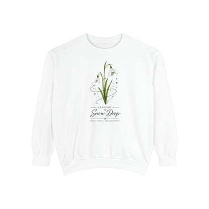 January Birth Flower Sweatshirt