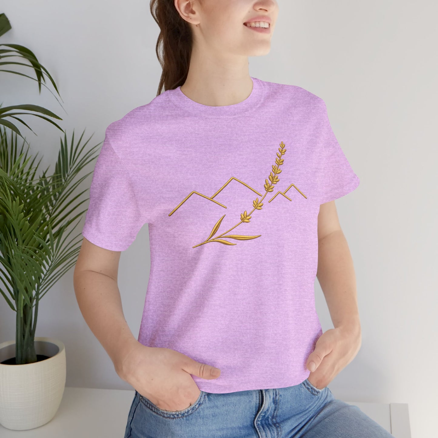 Lavender Ridge Embroidered
