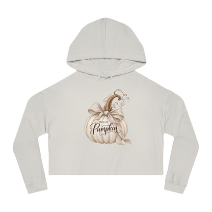 Pumpkin Charm Cropped Hooded Sweatshirt