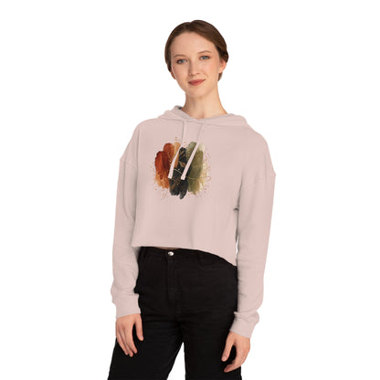 Art of Becoming Cropped Hooded Sweatshirt