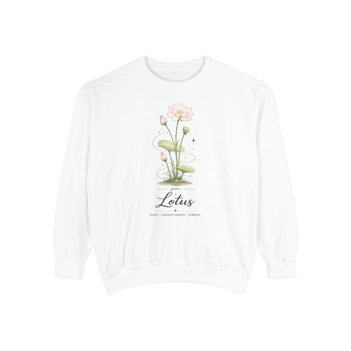 July Birth Flower Sweatshirt