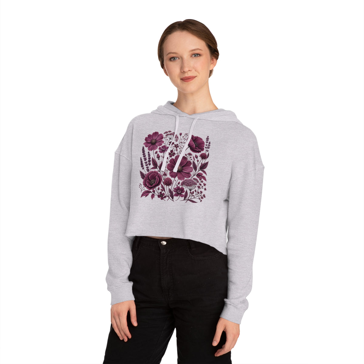 Wild at Heart Cropped Hooded Sweatshirt