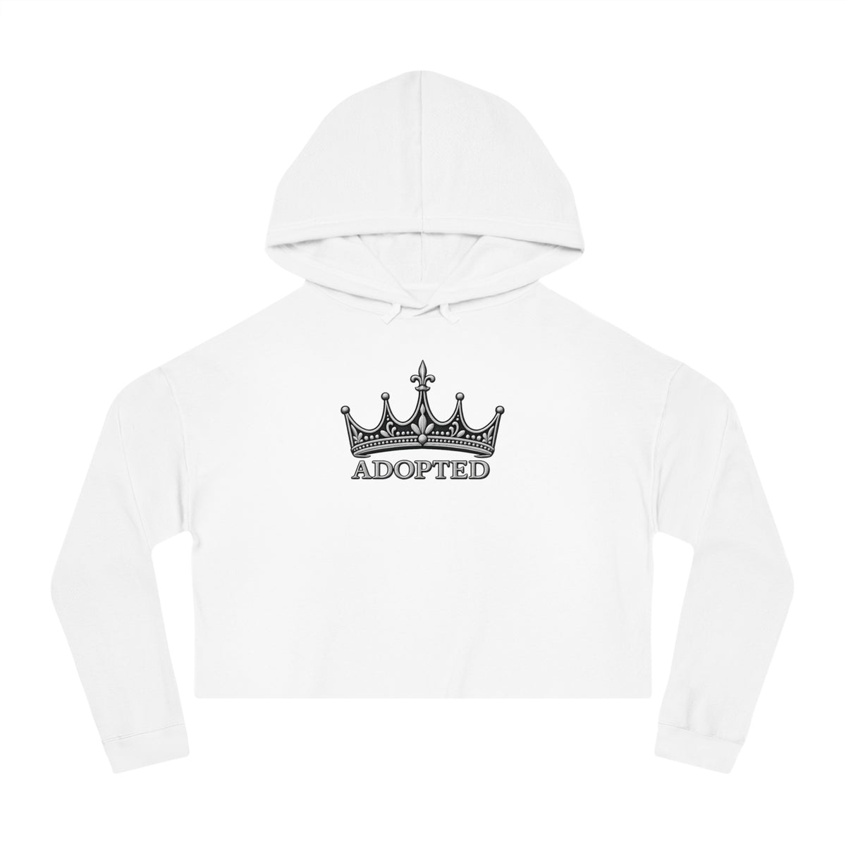 Adopted Crown Cropped Hooded Sweatshirt