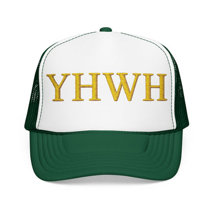YHWH Embroidered Foam Trucker Hat