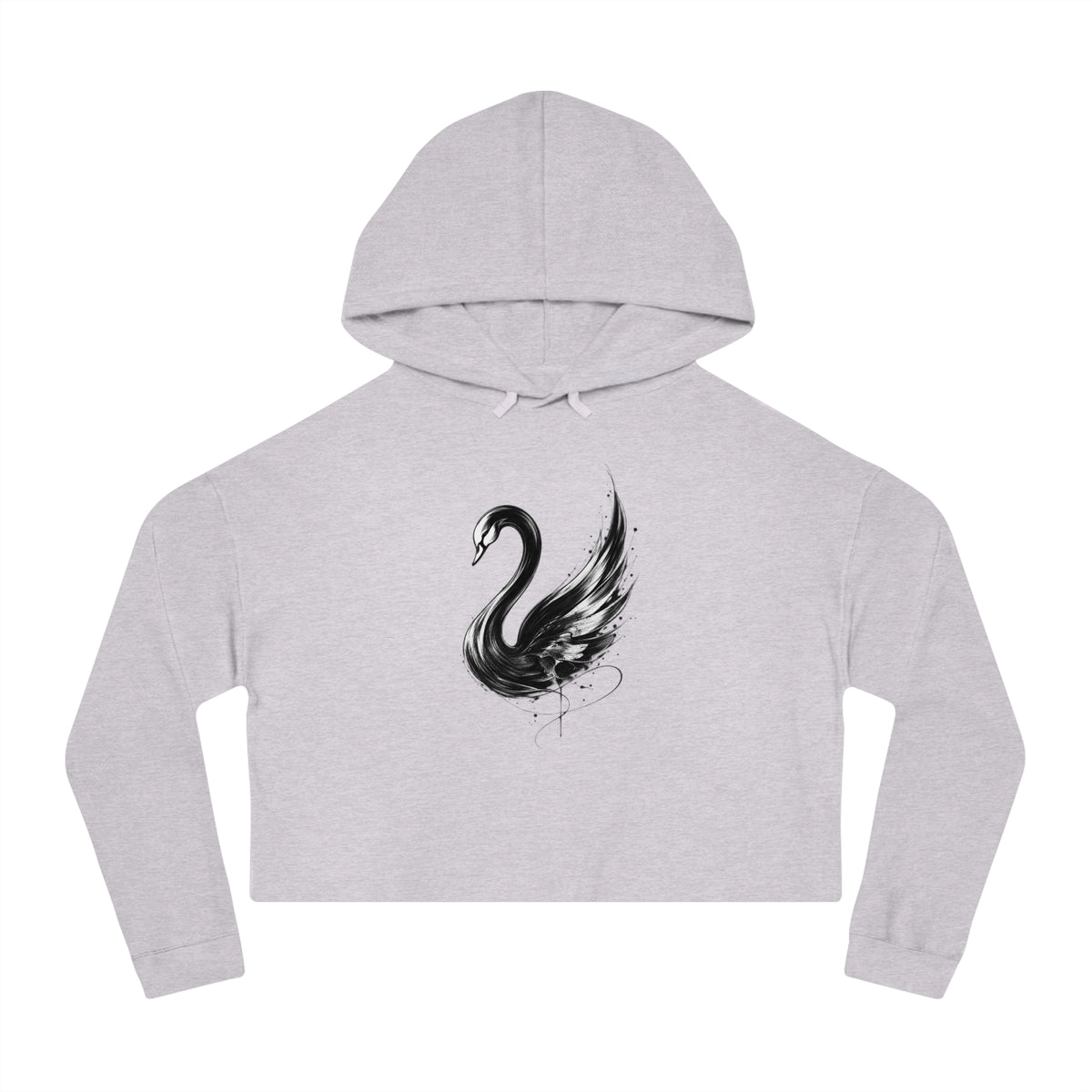 Unfold Cropped Hooded Sweatshirt