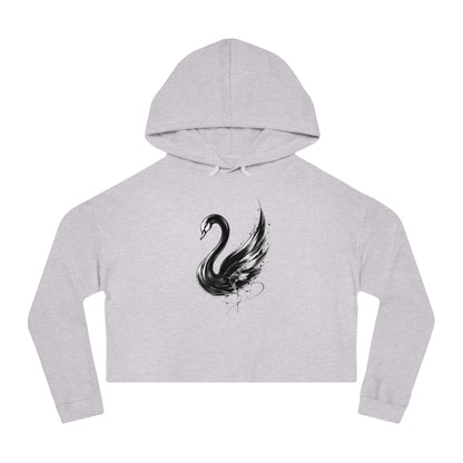 Unfold Cropped Hooded Sweatshirt