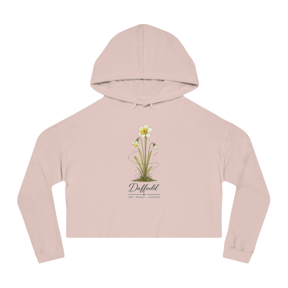 Daffodil Cropped Hooded Sweatshirt