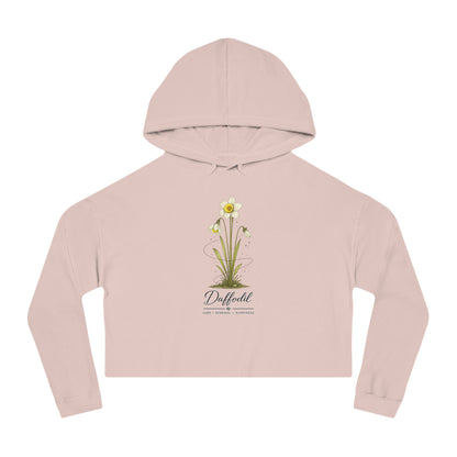 Daffodil Cropped Hooded Sweatshirt