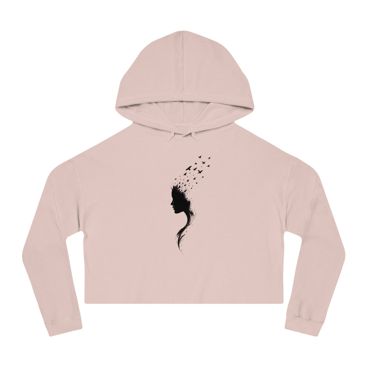 Her Flight Cropped Hooded Sweatshirt