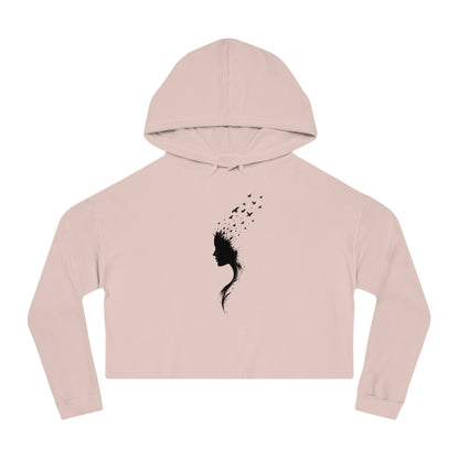 Her Flight Cropped Hooded Sweatshirt