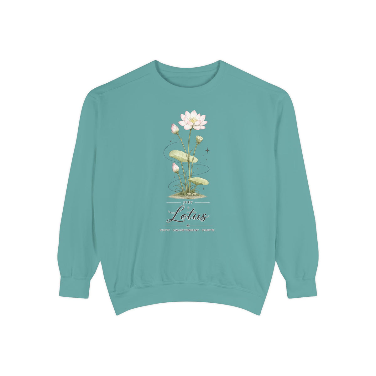 July Birth Flower Sweatshirt