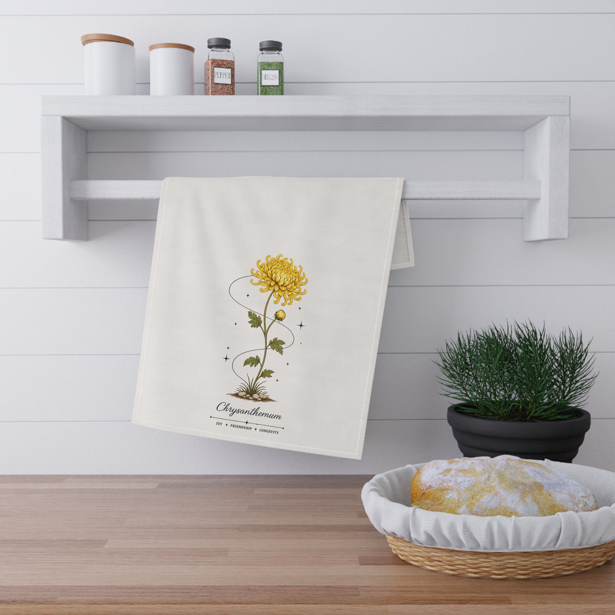 Chrysanthemum Tea Towels (cotton)