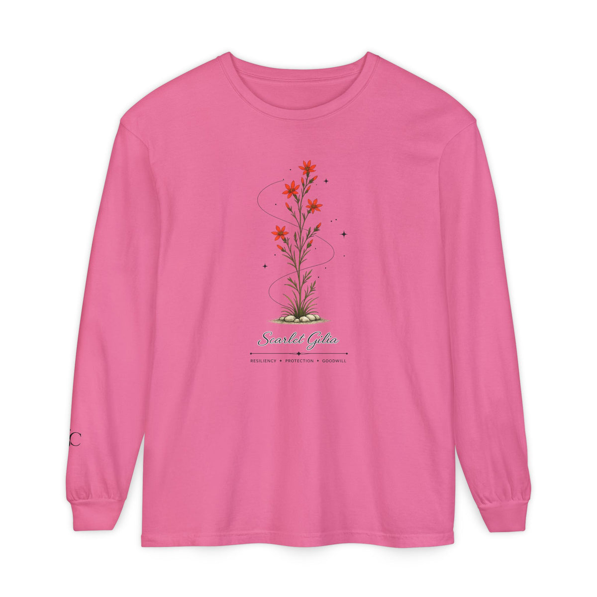Scarlet Gilia Long Sleeve T-Shirt