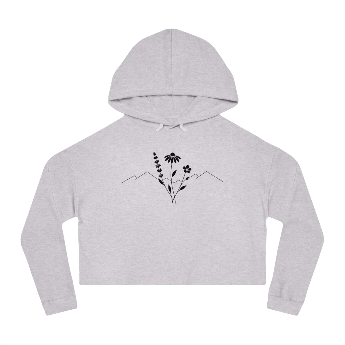 Wildflower Horizon Cropped Hooded Sweatshirt