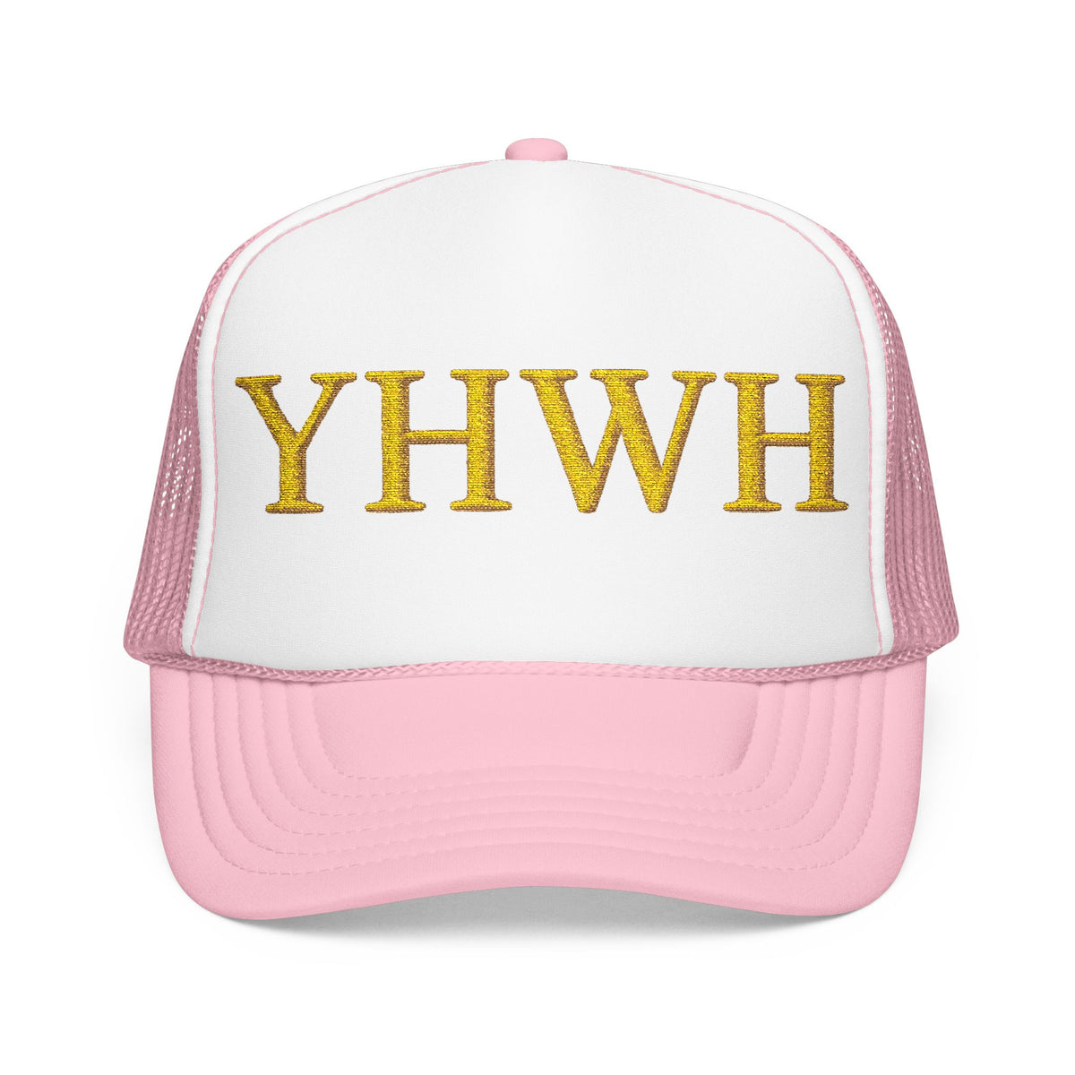 YHWH Embroidered Foam Trucker Hat