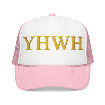 YHWH Embroidered Foam Trucker Hat